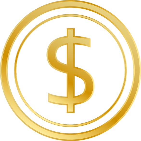 Dollar gold symbol